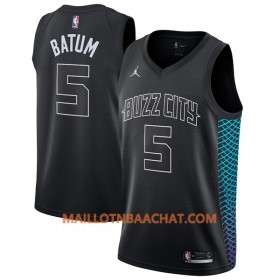 Maillot NBA Charlotte Hornet Nicolas Batum 5 Jordan Brand City Edition Swingman - Homme